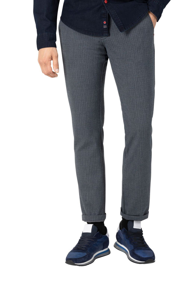 TIMEZONE Herren Chino Hose REGULAR LUITZ - Regular Fit - Blau Grau