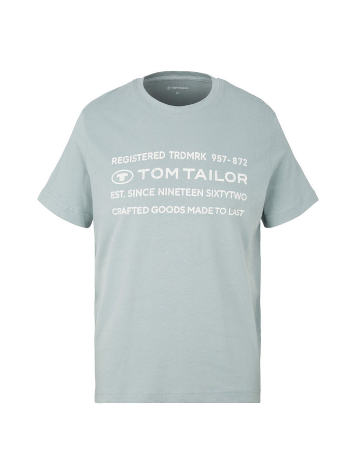 Tom Tailor Herren T-Shirt PRINTED BASIC - Regular Fit