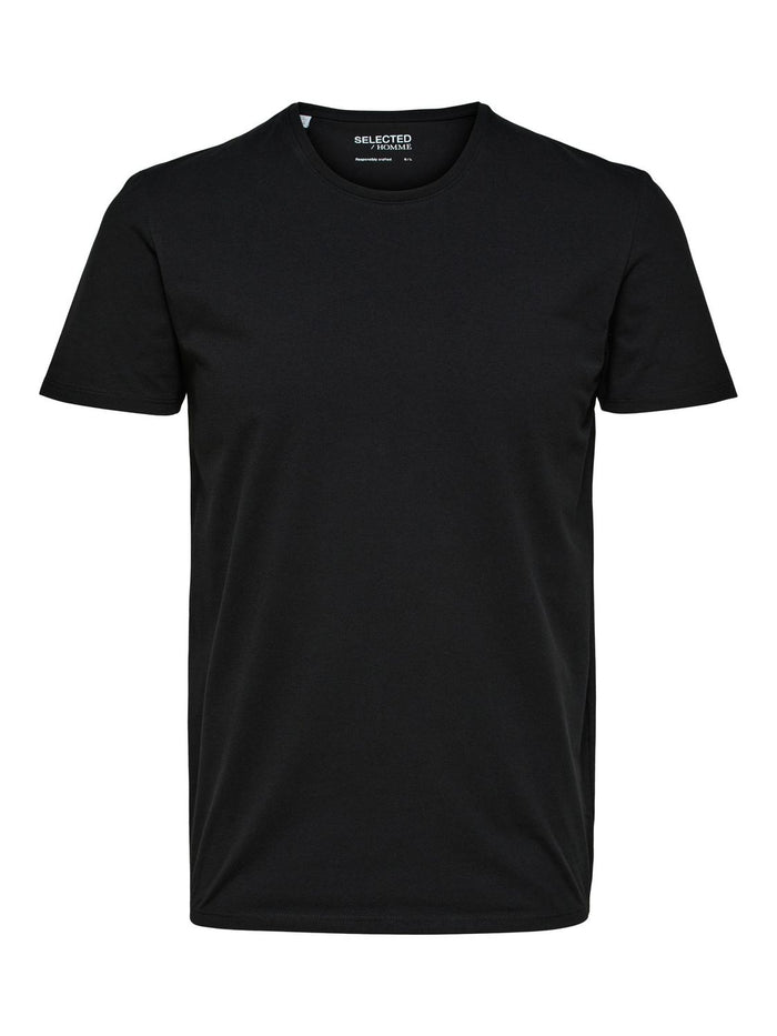 Selected Homme Herren Rundhals T-Shirt SLHAEL - Regular Fit