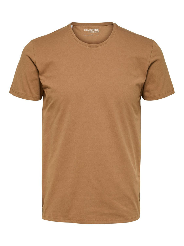 Selected Homme Herren Rundhals T-Shirt SLHAEL - Regular Fit
