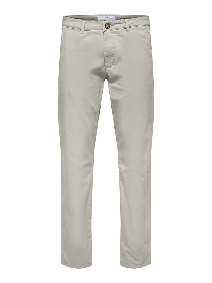 Selected Homme Herren Chino Hose SLHSLIM-NEW MILES - Slim Fit Blau Grau Grün