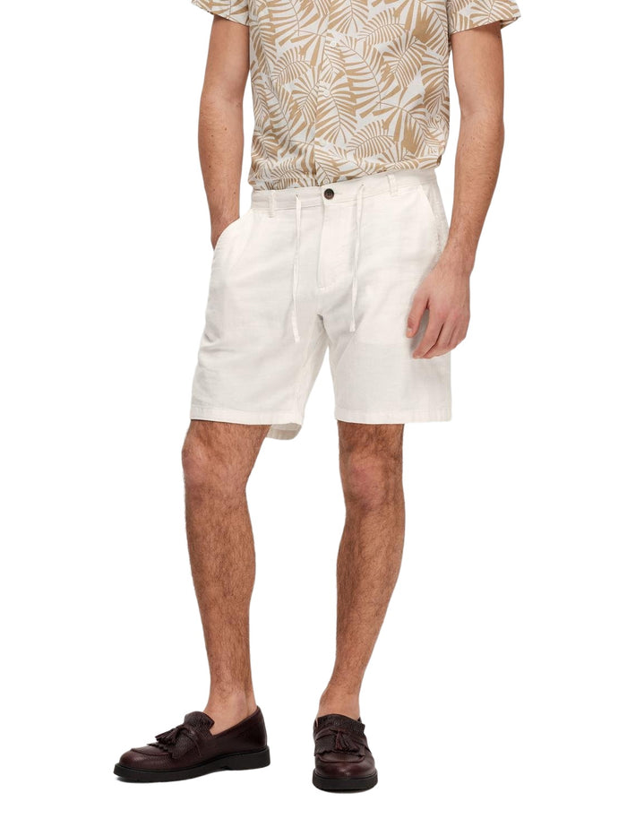 Selected Herren Chino Shorts SLHREGULAR-BRODY LINEN Regular Fit