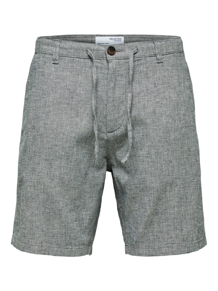 Selected Herren Chino Shorts SLHREGULAR-BRODY LINEN Regular Fit