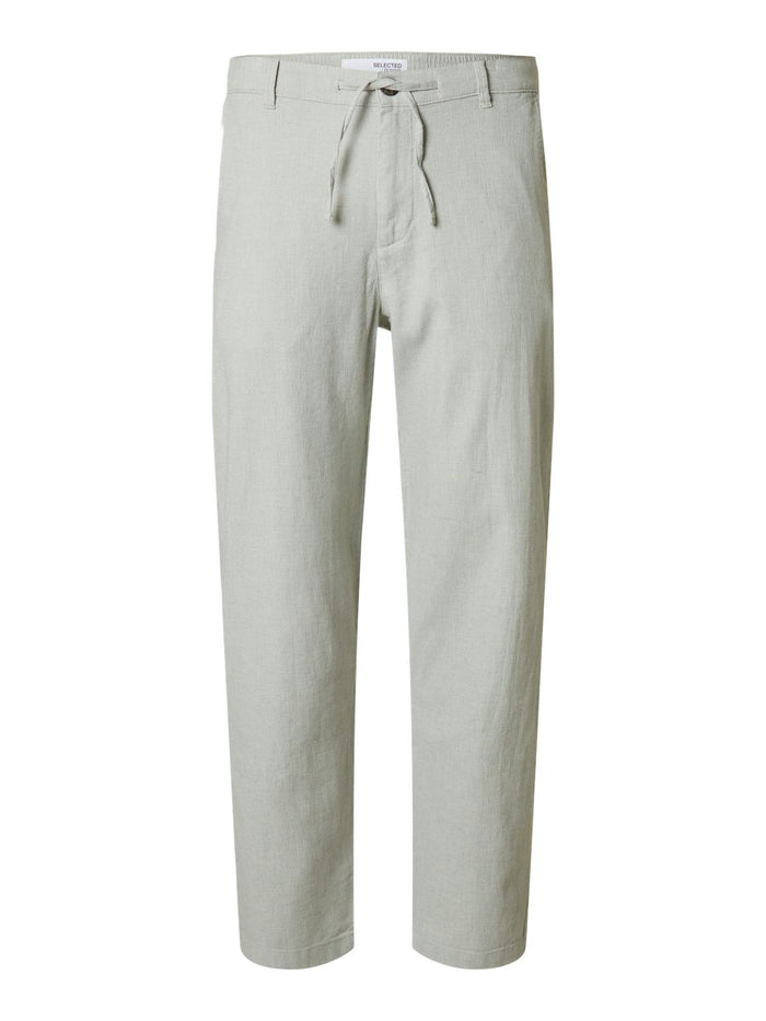 Selected Herren Chino Hose SLHCOMFORT-BRODY LINEN Comfort Fit