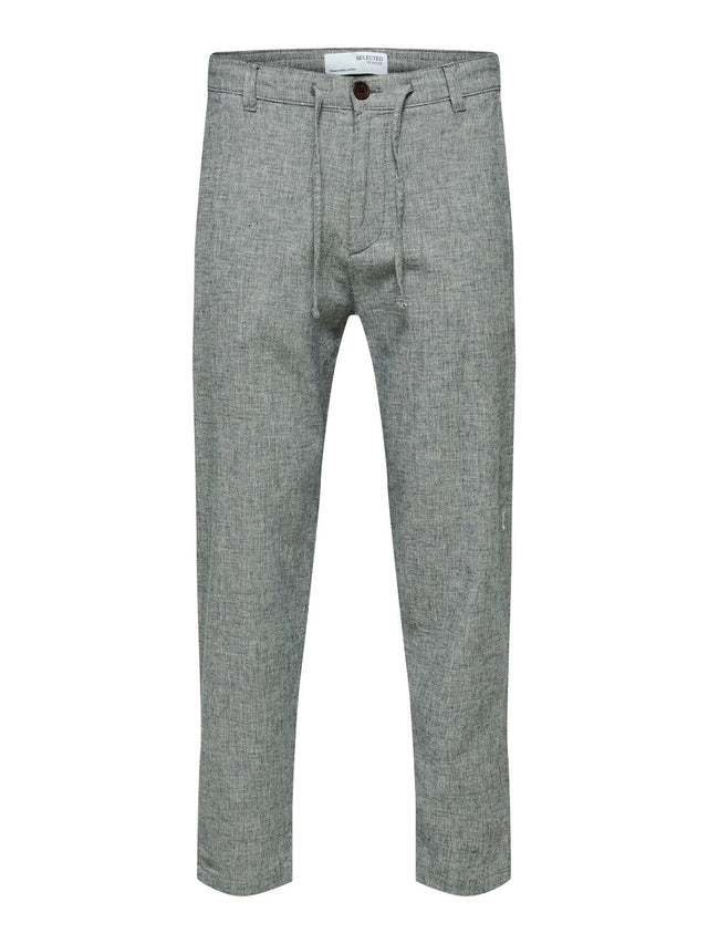 Selected Herren Chino Hose SLHCOMFORT-BRODY LINEN Comfort Fit