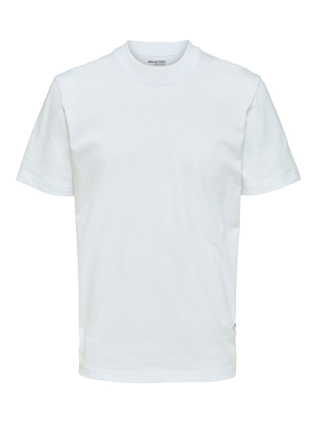 Selected Homme Herren Rundhals T-Shirt SLHRELAXCOLMAN - Relaxed Fit