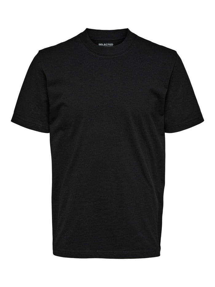 Selected Homme Herren Rundhals T-Shirt SLHRELAXCOLMAN - Relaxed Fit