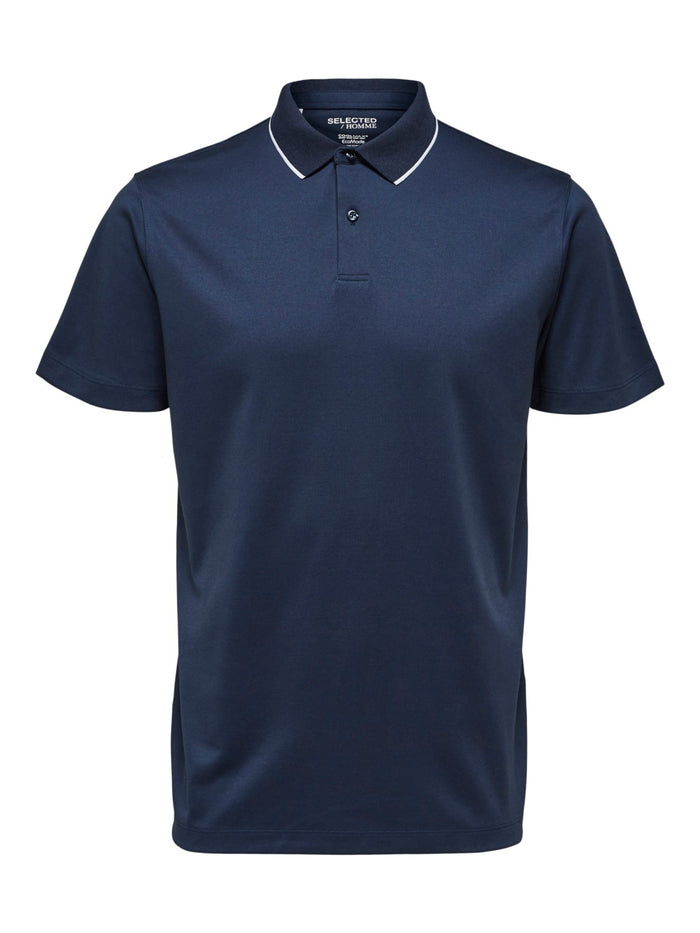 Selected Homme Herren Poloshirt SLHLEROY COOLMAX - Regular Fit