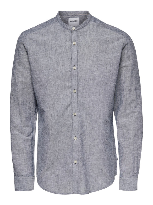 Only & Sons Herren Freizeit Hemd ONSCAIDEN SOLID - Slim Fit