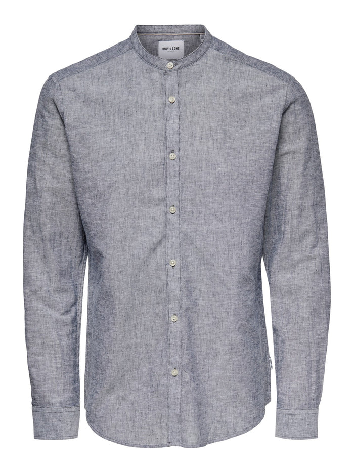 Only & Sons Herren Freizeit Hemd ONSCAIDEN SOLID - Slim Fit