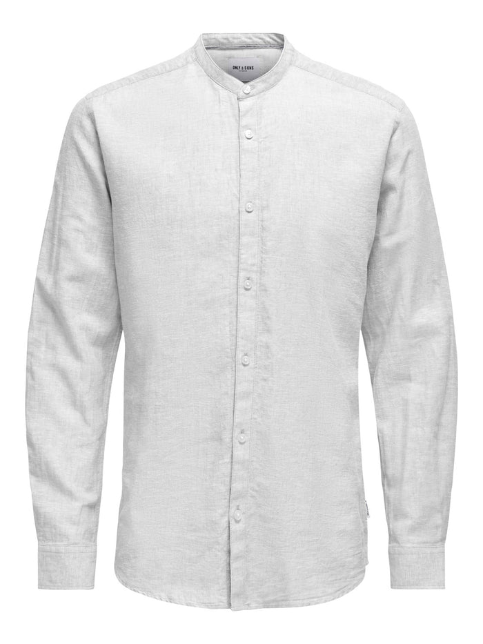 Only & Sons Herren Freizeit Hemd ONSCAIDEN SOLID - Slim Fit