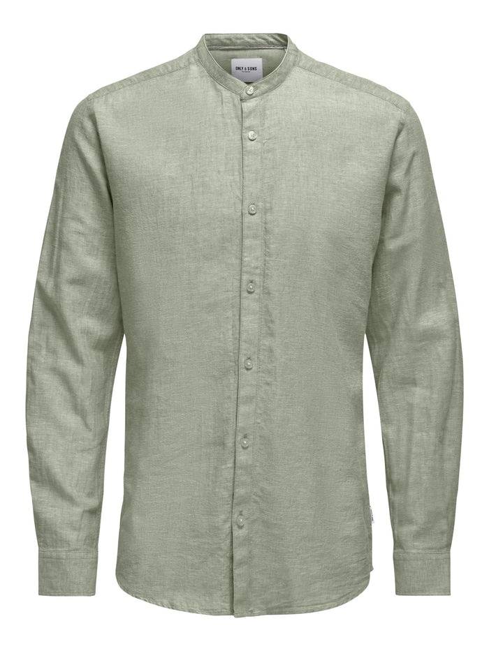 Only & Sons Herren Freizeit Hemd ONSCAIDEN SOLID - Slim Fit
