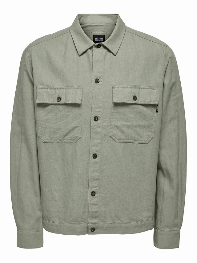 Only & Sons Herren Freizeit Hemd ONSKENNET - Relaxed Fit