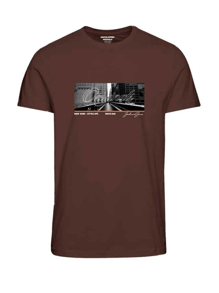 Jack & Jones Herren Rundhals T-Shirt  JORBOOSTER - Regular Fit