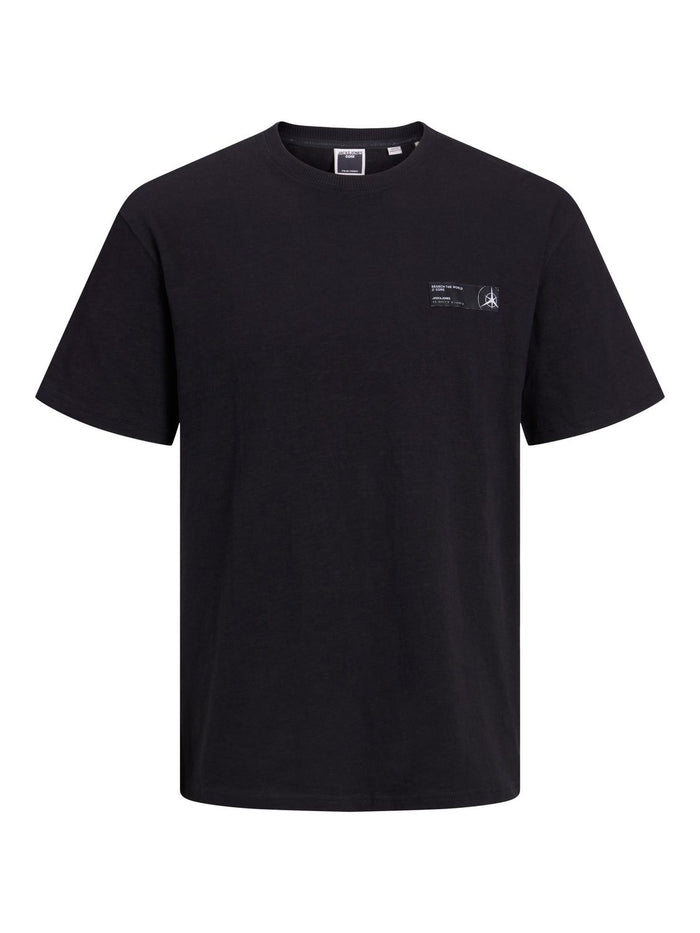 Jack & Jones Herren Rundhals T-Shirt  JCONAVIGATOR - Relaxed Fit