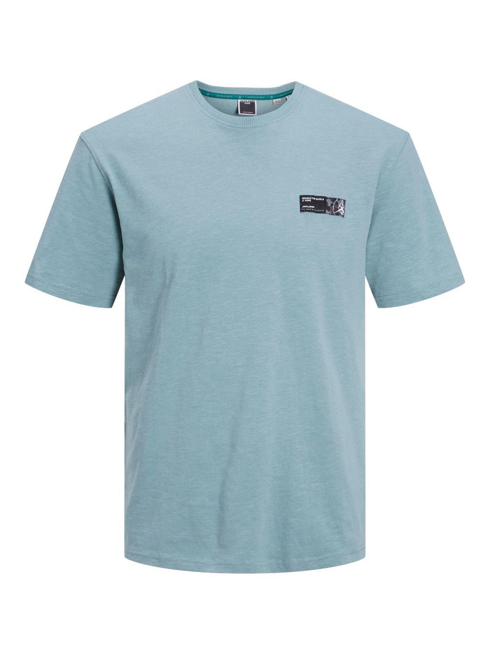 Jack & Jones Herren Rundhals T-Shirt  JCONAVIGATOR - Relaxed Fit