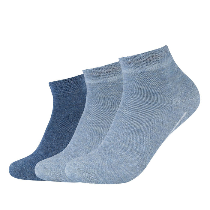 Camano Unisex CA-SOFT QUARTER Socken 3er Pack