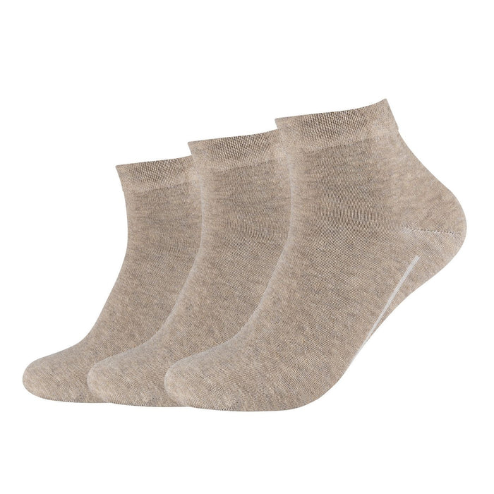 Camano Unisex CA-SOFT QUARTER Socken 3er Pack