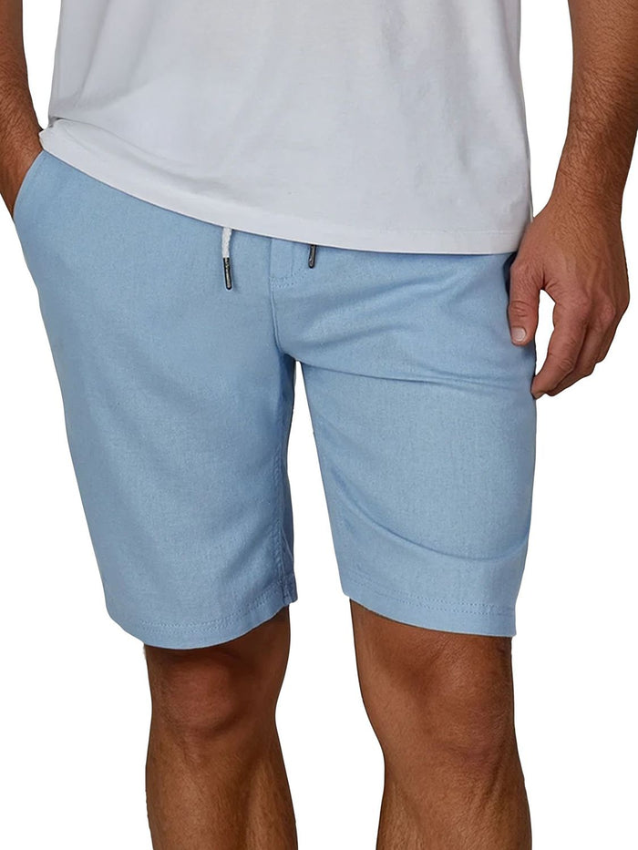 riverso Leinen Shorts Herren Sommer Regular Fit RIVOliver