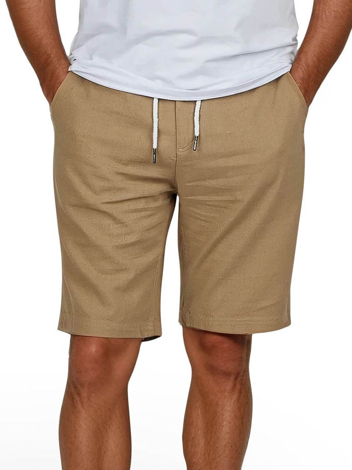 riverso Leinen Shorts Herren Sommer Regular Fit RIVOliver