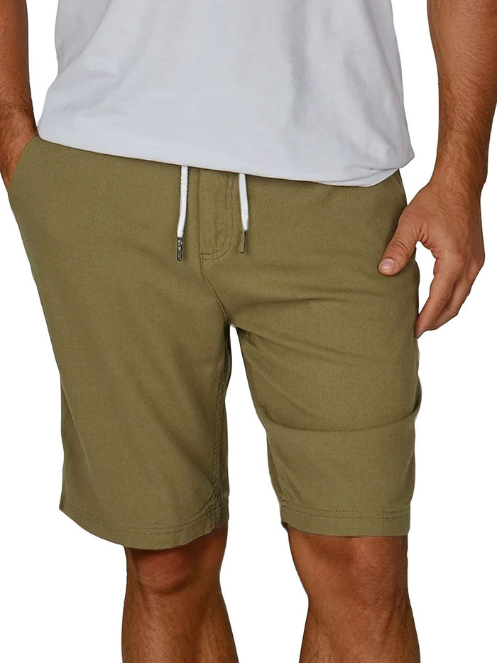 riverso Leinen Shorts Herren Sommer Regular Fit RIVOliver