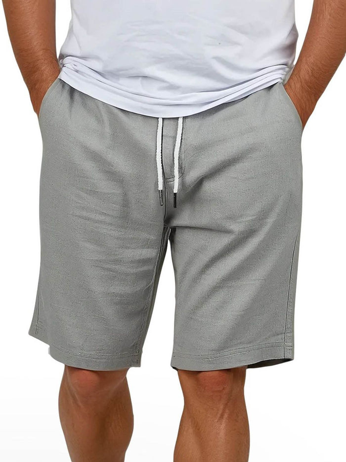 riverso Leinen Shorts Herren Sommer Regular Fit RIVOliver