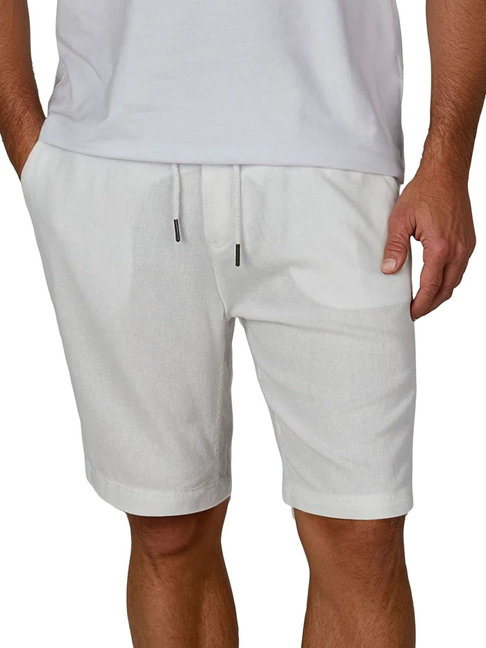 riverso Leinen Shorts Herren Sommer Regular Fit RIVOliver