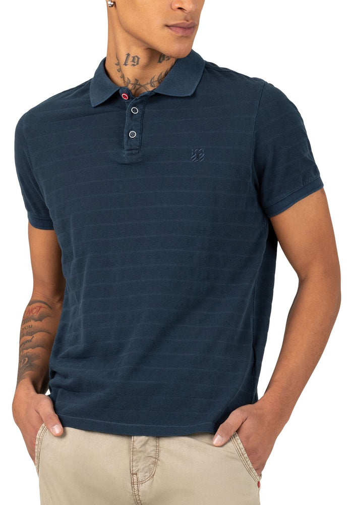 TIMEZONE Herren Poloshirt TONAL STRIPED - Regular Fit