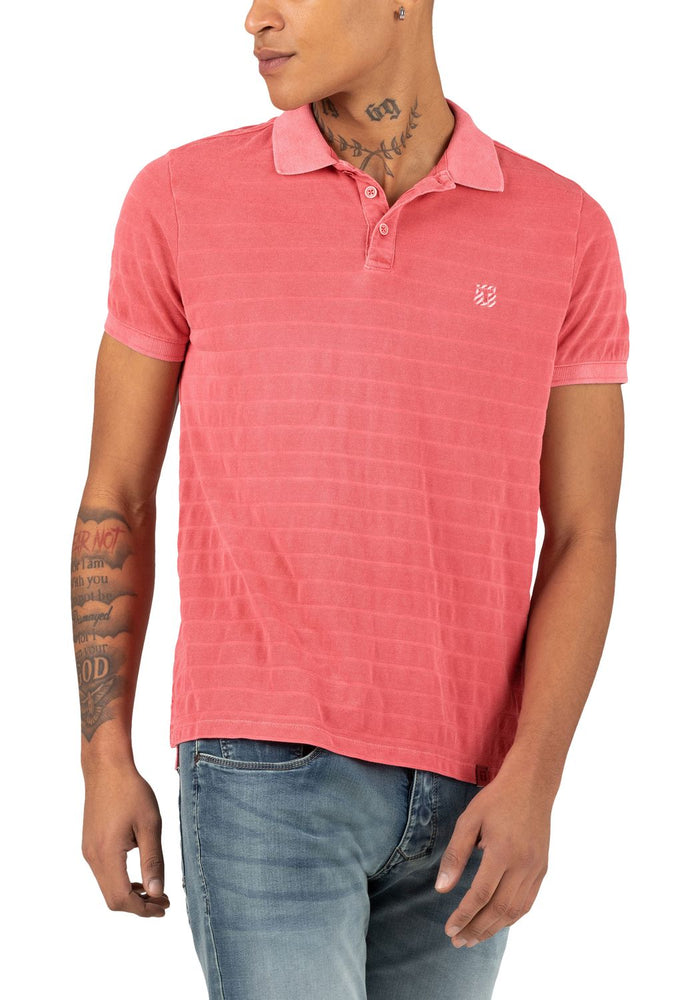 TIMEZONE Herren Poloshirt TONAL STRIPED - Regular Fit