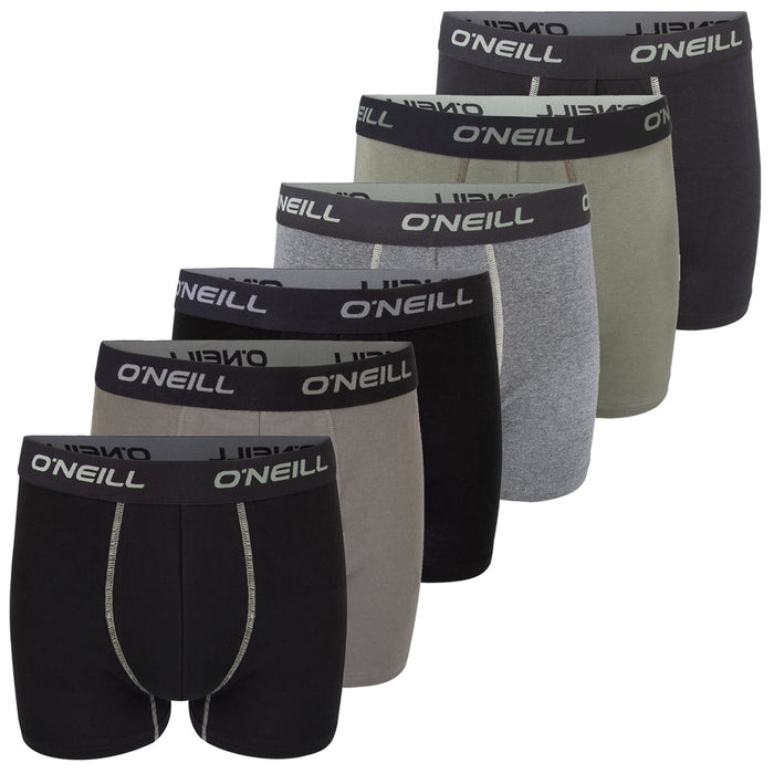O'Neill Herren Boxershort Plain 6er Pack