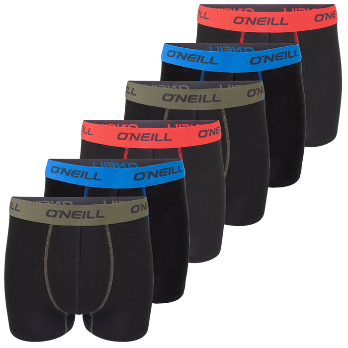 O'Neill Herren Boxershort Plain 6er Pack