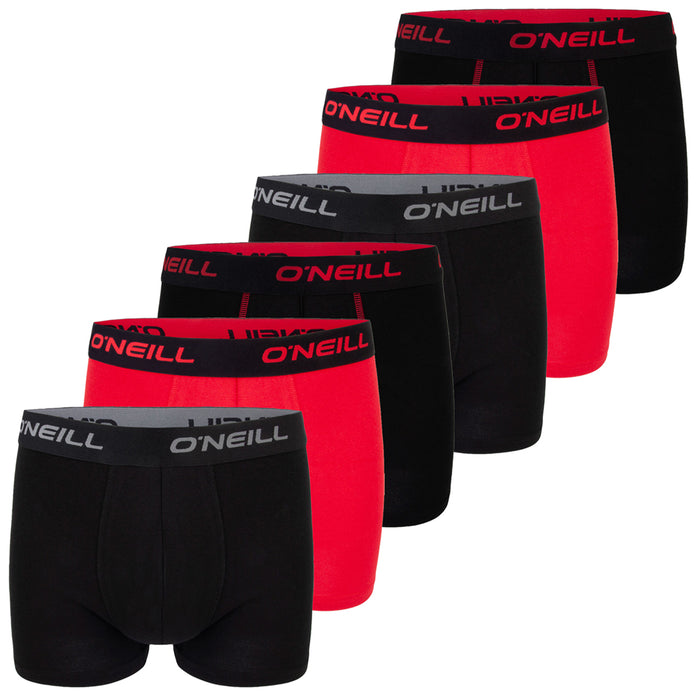 O'Neill Herren Boxershort Plain 6er Pack