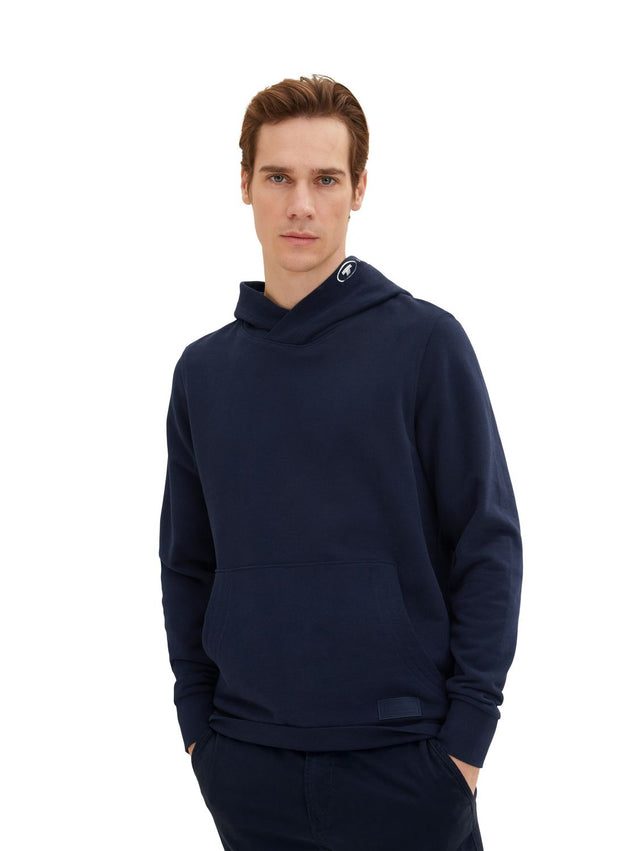 Tom Tailor Herren Kapuzenpullover Hoodie STRUCTURED LINING - Regular Fit