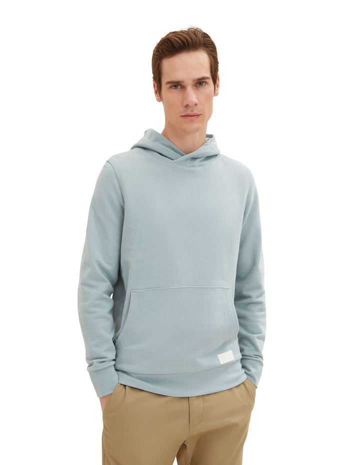 Tom Tailor Herren Kapuzenpullover Hoodie STRUCTURED LINING - Regular Fit