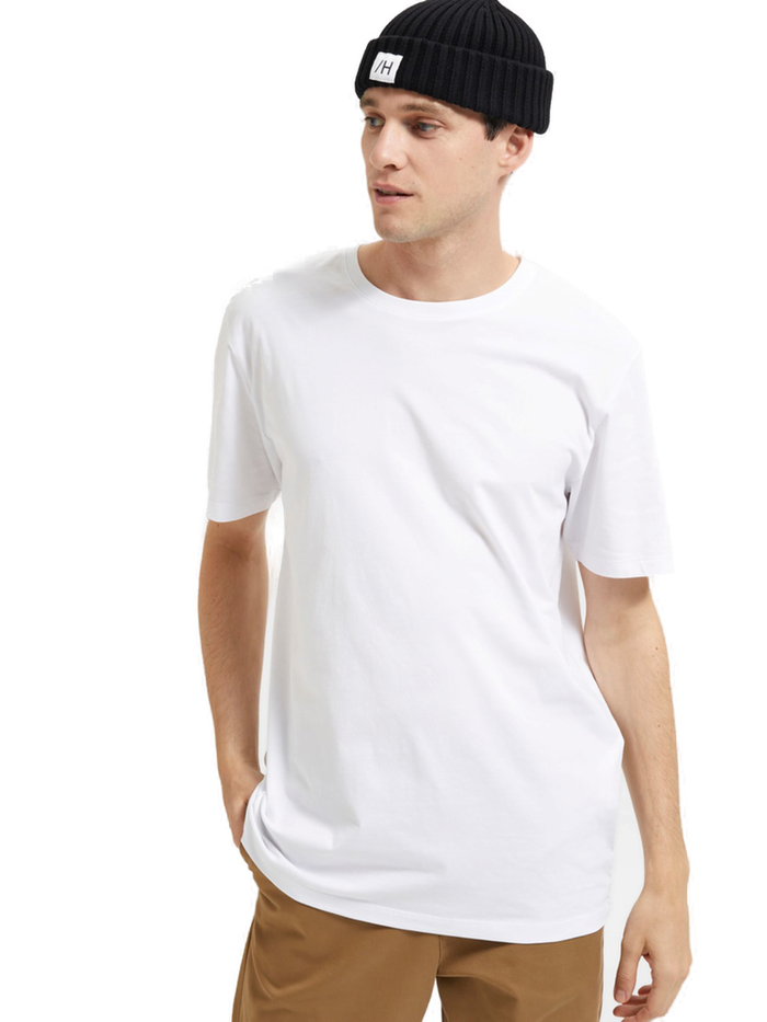 Selected Homme Herren Rundhals T-Shirt SLHASPEN - Regular Fit