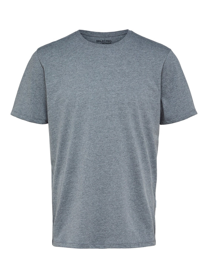 Selected Homme Herren Rundhals T-Shirt SLHASPEN - Regular Fit