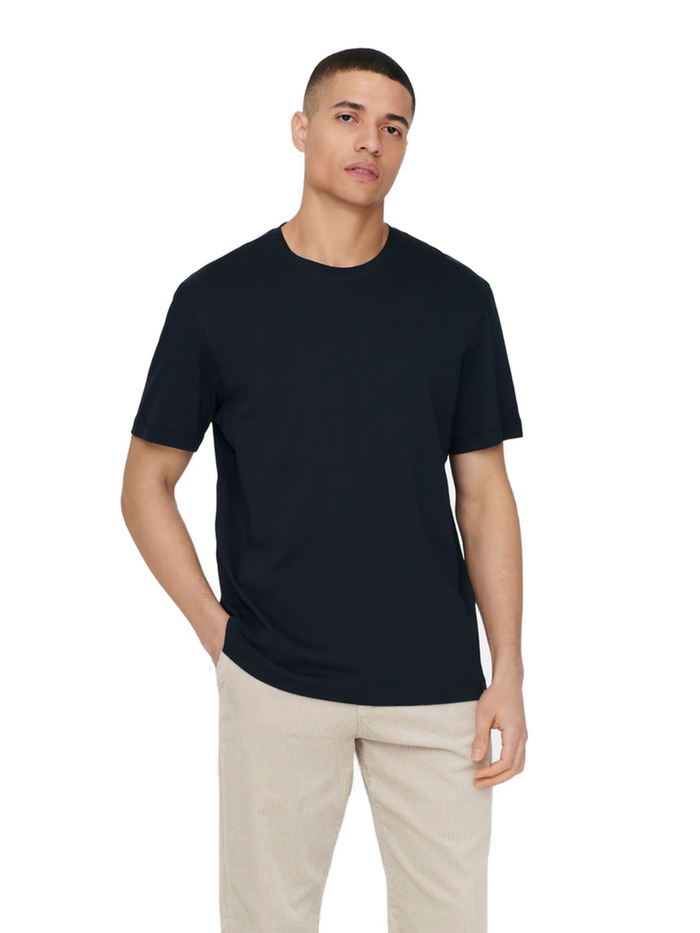 Only & Sons Herren Rundhals T-Shirt ONSMAX LIFE - Regular Fit