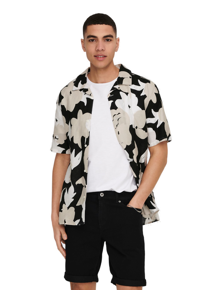 Only & Sons Herren Freizeit Hemd ONSTREV -  Regular Fit