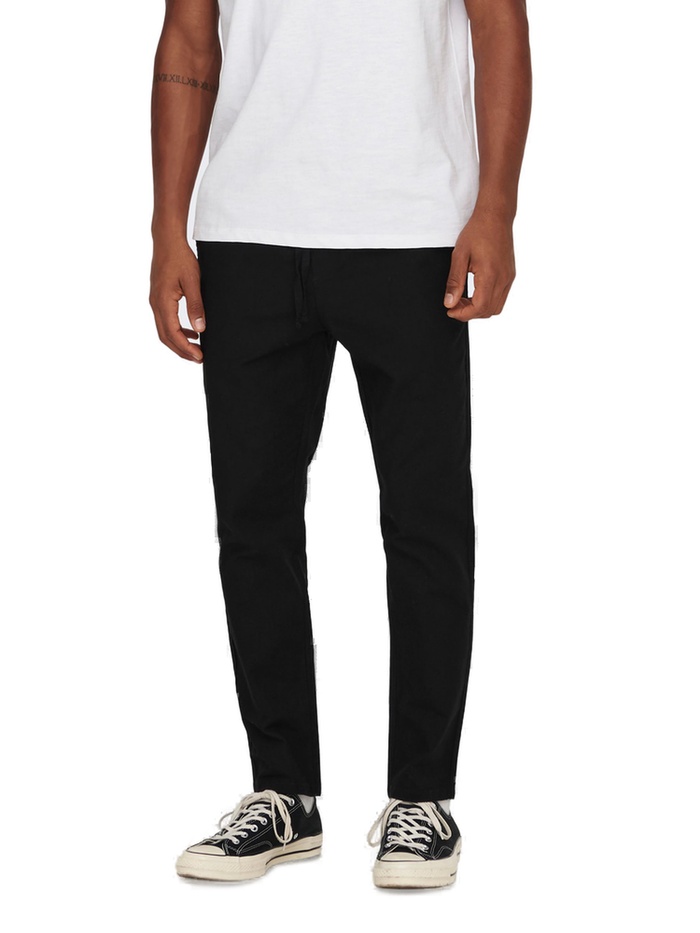 Only & Sons Herren Sweatpant ONSLINUS CROP LIN - Tapered Fit