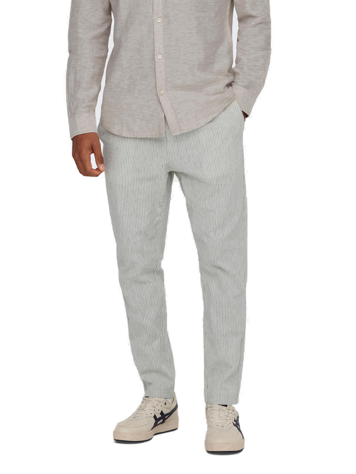 Only & Sons Herren Sweatpant ONSLINUS CROP LIFE LIN - Tapered Fit