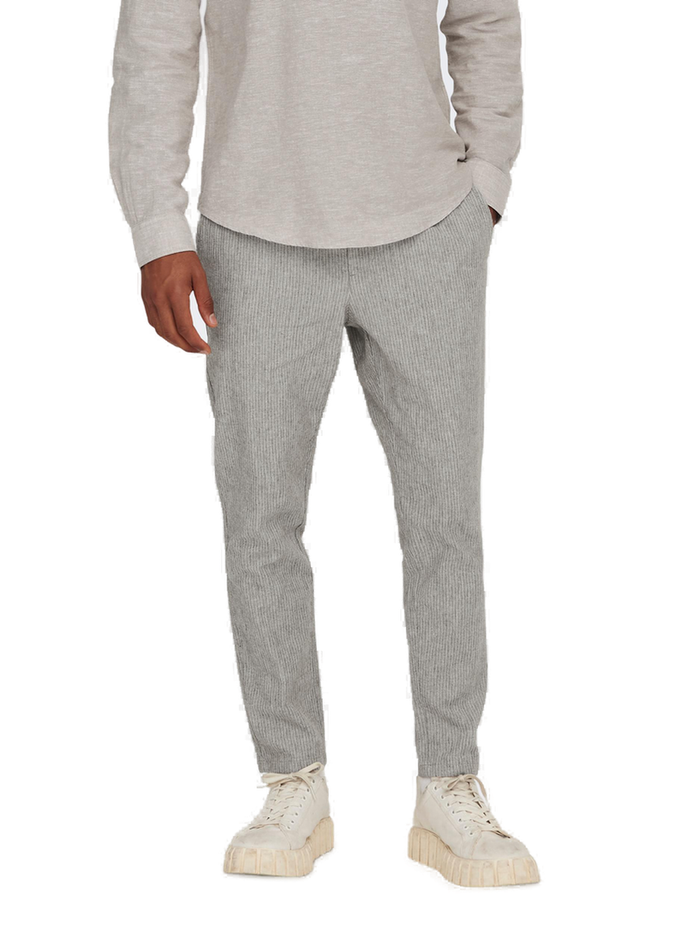 Only & Sons Herren Sweatpant ONSLINUS CROP LIFE LIN - Tapered Fit
