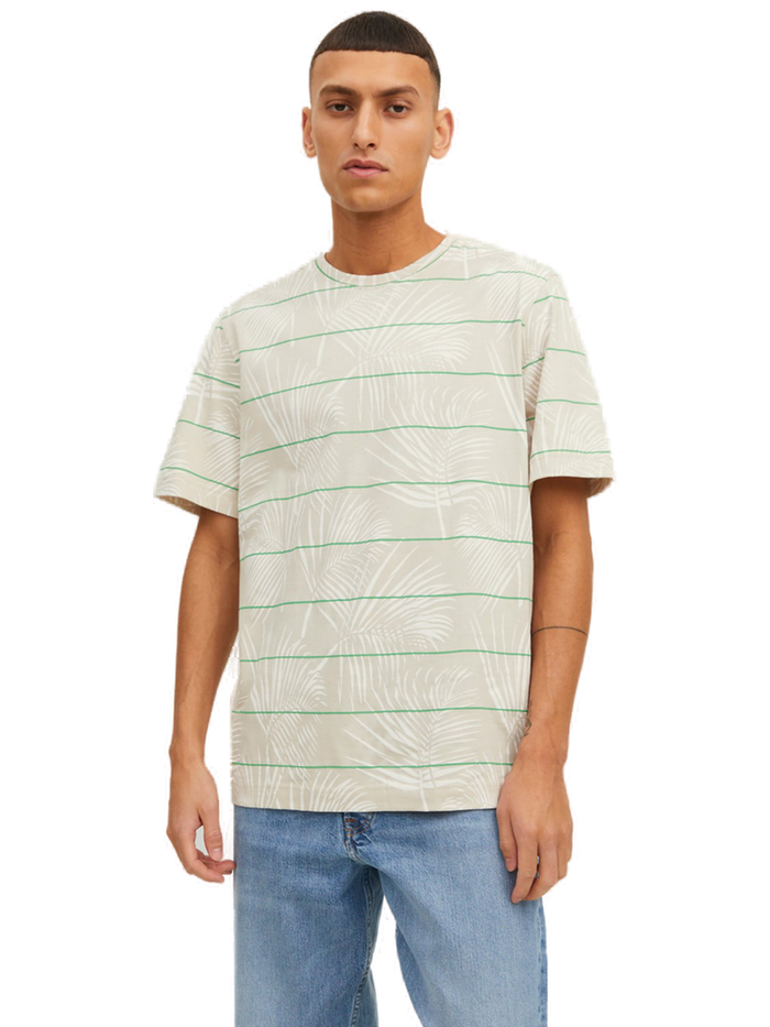 Jack & Jones Herren Rundhals T-Shirt  JORPALMA - Regular Fit