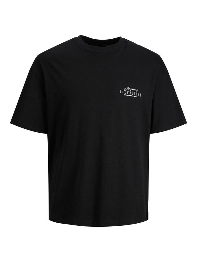 Jack & Jones Herren Rundhals T-Shirt JORFESTBACK - Relaxed Fit