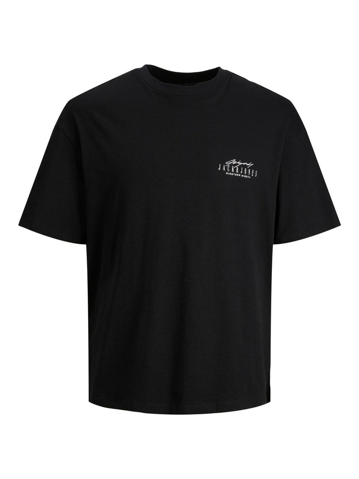 Jack & Jones Herren Rundhals T-Shirt JORFESTBACK - Relaxed Fit