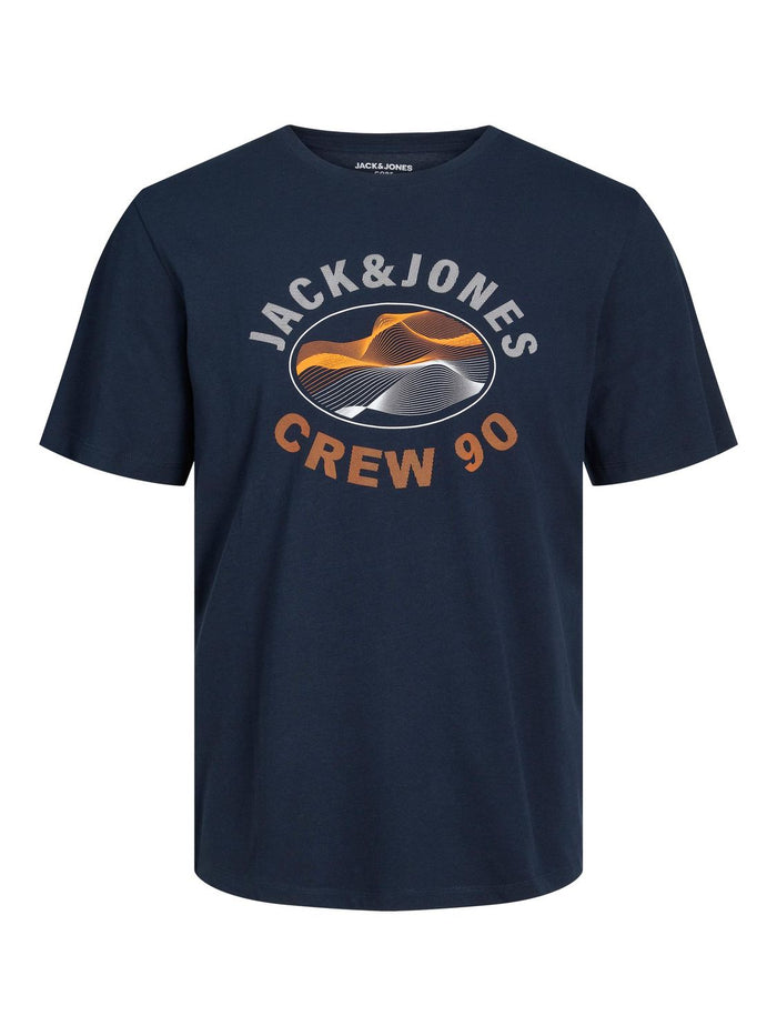 Jack & Jones Herren Rundhals T-Shirt JCOBOOSTER - Regular Fit