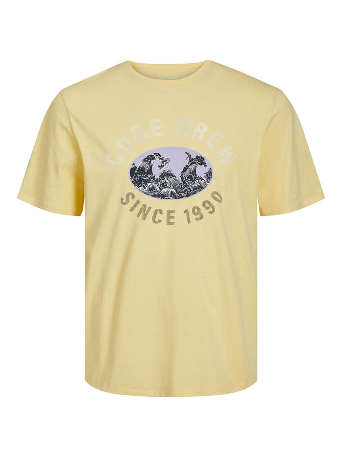 Jack & Jones Herren Rundhals T-Shirt JCOBOOSTER - Regular Fit