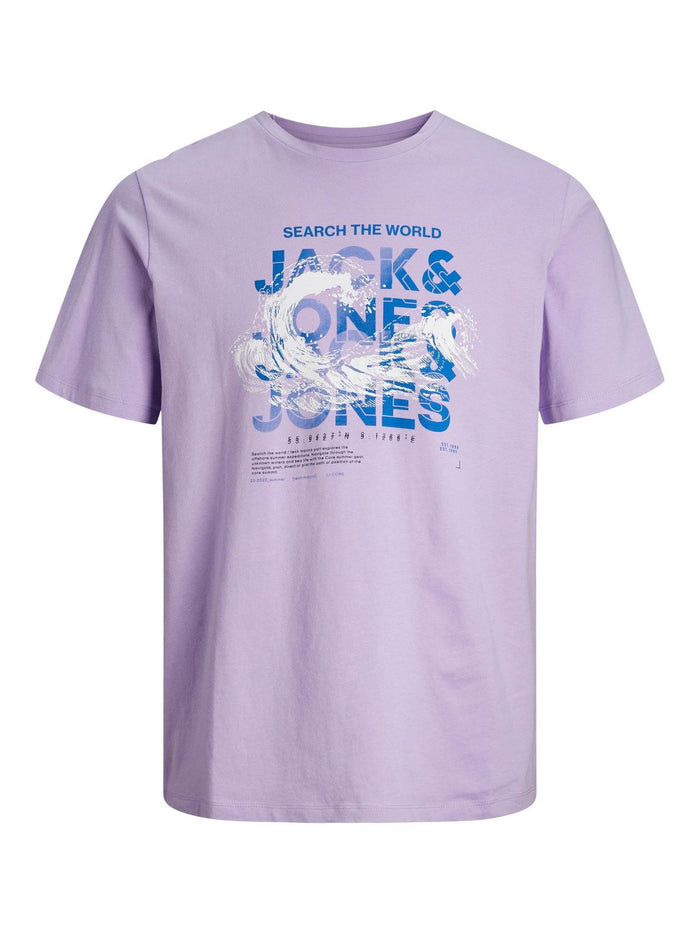 Jack & Jones Herren Rundhals T-Shirt JCOBOOSTER - Regular Fit