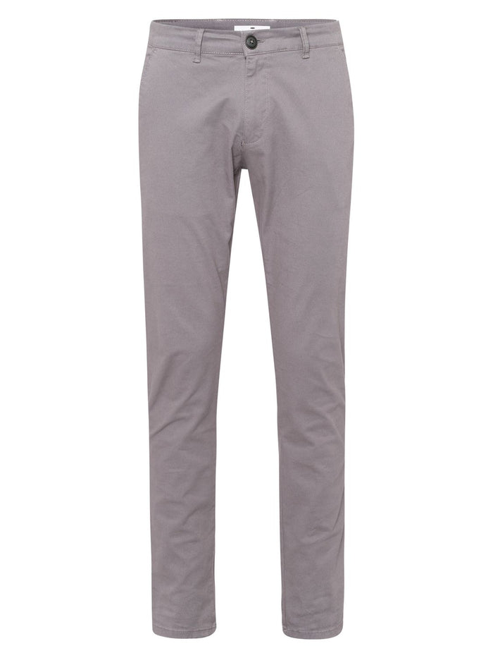 Cross Jeans Herren SLIM TAPERED CHINO Hose - Tapered Fit - Grau
