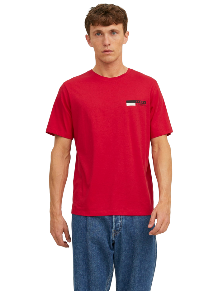 Jack & Jones Herren Rundhals T-Shirt JJECORP LOGO - Regular Fit