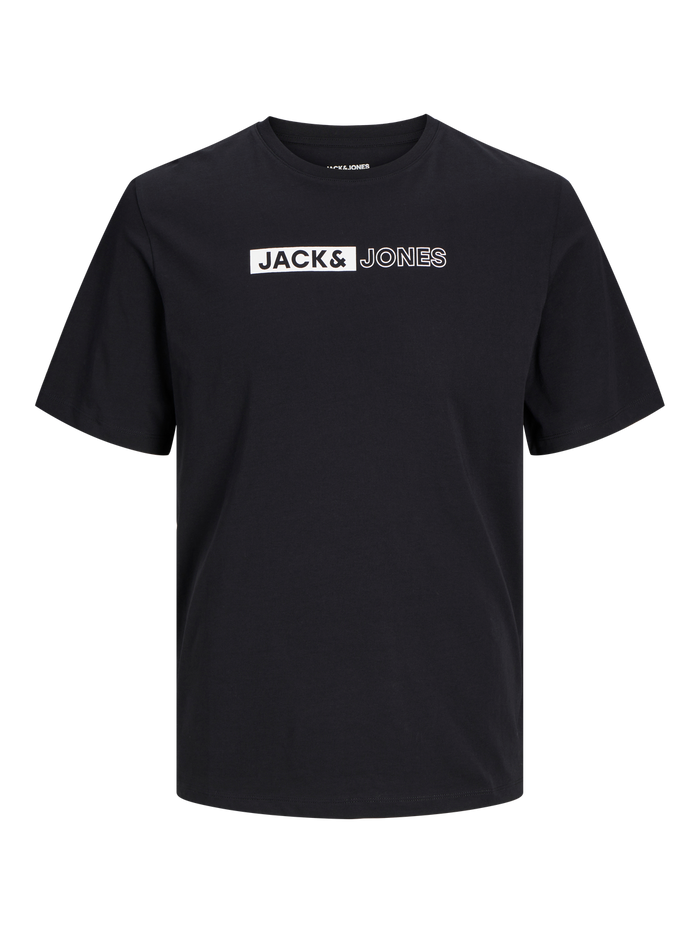Jack & Jones Herren Rundhals T-Shirt JJECORP LOGO - Regular Fit